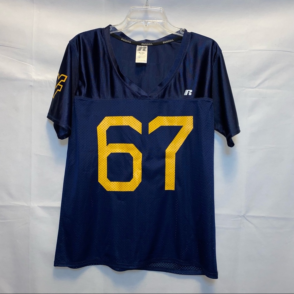 Russel WV Mountaineers Youth Jersey #67